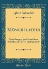 Albert Wesselski - Mönchslatein