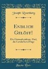 Joseph Rosenberg - Endlich Gelöst!
