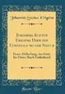 Johannes Scotus Erigena - Johannes Scotus Erigena Uber die Eintheilung der Natur