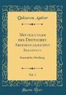 Unknown Author - Mitteilungen des Deutschen Archaeologischen Instituts, Vol. 2