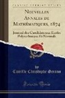 Camille Christophe Gerono - Nouvelles Annales de Mathématiques, 1874, Vol. 13