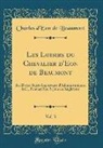 Charles D. Beaumont, Charles D'Eon De Beaumont - Les Loisirs du Chevalier d'Eon de Beaumont, Vol. 3
