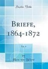 Hans Von Bulow, Hans von Bülow - Briefe, 1864-1872, Vol. 4 (Classic Reprint)