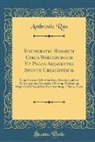 Ambrosio Rau - Enumeratio Rosarum Circa Wirceburgum Et Pagos Adjacentes Sponte Crescentium