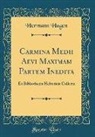 Hermann Hagen - Carmina Medii Aevi Maximam Partem Inedita