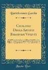 Bartolommeo Gamba - Catalogo Degli Artisti Bassanesi Viventi