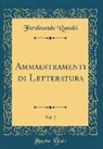 Ferdinando Ranalli - Ammaestramenti Di Letteratura, Vol. 2 (Classic Reprint)