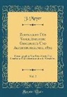 J. Meyer - Zeitschrift Für Vaterländische Geschichte Und Alterthumskunde, 1839, Vol. 2