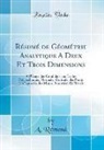 A. Rémond - Résumé de Géométrie Analytique A Deux Et Trois Dimensions