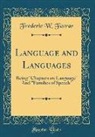 Frederic W. Farrar - Language and Languages