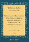 Unknown Author - Osservazioni Letterarie Che Possono Servir di Continuazione al Giornal De' Letterati d'Italia, Vol. 6 (Classic Reprint)