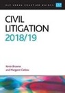 Kevin Browne, Margaret Catlow - Civil Litigation 2018/2019