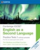 Tom Bradbury, Tom Fountain Bradbury, Katia Carter, Tim Carter, Mark Fountain, Katia Carter... - Cambridge Igcse English As a Second Language Practice Tests 1