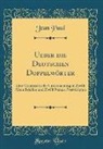 Jean Paul - Ueber die Deutschen Doppelwörter