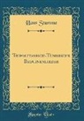 Hans Stumme - Tripolitanisch-Tunisische Beduinenlieder (Classic Reprint)