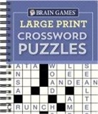 Brain Games, Publications International Ltd, Publications International - Brain Games - Large Print Crossword Puzzles (Purple)