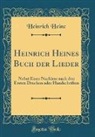 Heinrich Heine - Heinrich Heines Buch der Lieder