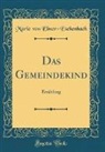 Marie von Ebner-Eschenbach - Das Gemeindekind