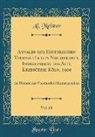 Al. Meister - Annalen des Historischen Vereins für den Niederrhein, Insbesondere das Alte Erzdiözese Köln, 1900, Vol. 69