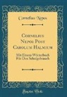 Cornelius Nepos - Cornelius Nepos Post Carolum Halmium