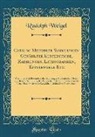 Rudolph Weigel - Catalog Mehrerer Sammlungen Gewählter Kupferstiche, Radirungen, Lithographien, Kupferwerke Etc