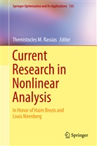 Themistocle M Rassias, Themistocles M Rassias, Themistocles M. Rassias - Current Research in Nonlinear Analysis