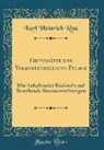 Karl Heinrich Rau - Grundsätze der Volkswirthschafts-Pflege