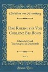 Christian Von Stramberg - Das Rheinufer Von Coblenz Bis Bonn, Vol. 2