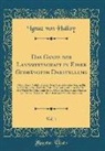 Ignaz von Halloy - Das Ganze der Landwirtschaft in Einer Gedrängten Darstellung, Vol. 1