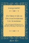 Georg Gunther, Georg Günther - De Obiecti Quod Dicitur Interioris Usu Euripideo