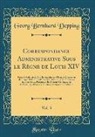 Georg Bernhard Depping - Correspondance Administrative Sous le Règne de Louis XIV, Vol. 3