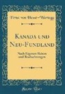 Ernst von Hesse-Wartegg - Kanada und Neu-Fundland