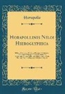 Horapollo, Horapollo Horapollo - Horapollinis Niloi Hieroglyphica