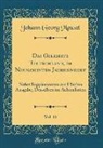 Johann Georg Meusel - Das Gelehrte Teutschland, im Neunzehnten Jahrhundert, Vol. 11