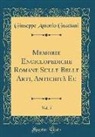 Giuseppe Antonio Guattani - Memorie Enciclopediche Romane Sulle Belle Arti, Antichità Ec, Vol. 5 (Classic Reprint)