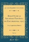 Sociedad Española De Excursiones - Boletín de la Sociedad Española de Excursiones, 1917, Vol. 25