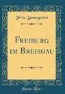 Fritz Baumgarten - Freiburg im Breisgau (Classic Reprint)