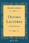Frederick Pollock - Oxford Lectures