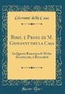 Giovanni Della Casa - Rime, e Prose di M. Giovanni della Casa
