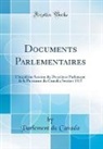 Parlement Du Canada - Documents Parlementaires
