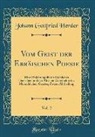 Johann Gottfried Herder - Vom Geist der Ebräischen Poesie, Vol. 2