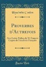 Hyacinthe Coulon - Proverbes d'Autrefois