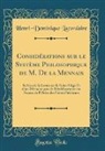 Henri-Dominique Lacordaire - Considérations sur le Système Philosophique de M. De la Mennais