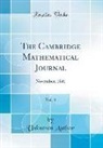 Unknown Author - The Cambridge Mathematical Journal, Vol. 3