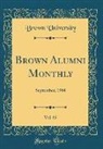 Brown University - Brown Alumni Monthly, Vol. 85 of 1