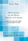 Royal Society Of London - Proceedings of the Royal Society of London, Vol. 39