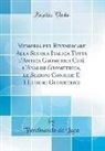 Ferdinando De Luca - Memoria per Rivendicare Alla Scuola Italica Tutta l'Antica Geometria Cioè l'Analisi Geometrica, le Sezioni Coniche E I Luoghi Geometrici (Classic Reprint)