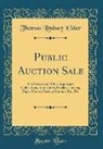 Thomas Lindsay Elder - Public Auction Sale