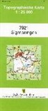 Topographische Karte Baden-Württemberg Sigmaringen