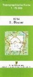 Topographische Karte Baden-Württemberg St. Blasien